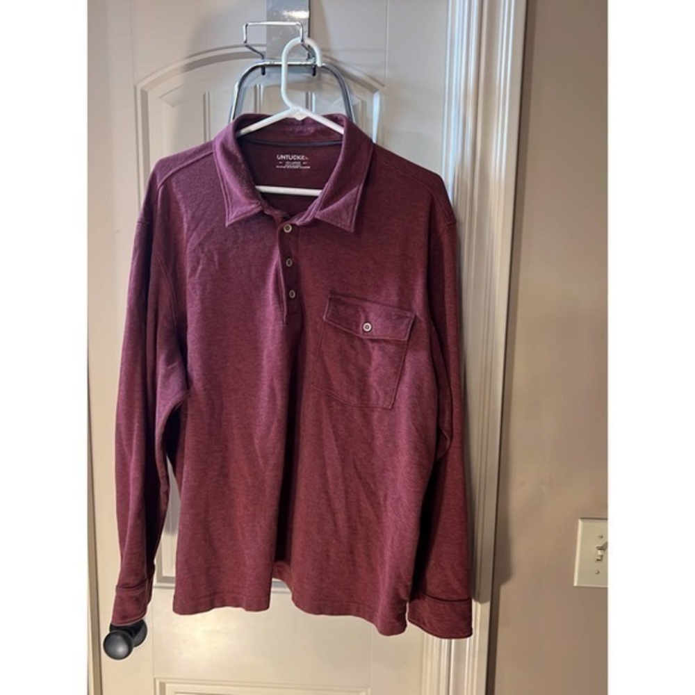 Untuckit Heavyweight Long-Sleeve Polo‎